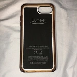 Used LuMee case for iPhone 7/8 plus